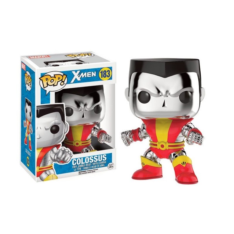 XMen Figurine POP! Bobble Head Colossus (Chromed) 9 cm Figurine