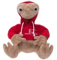 E.T. l'extra-terrestre - Peluche E.Tavec son sweat rouge 25 cm E.T. l'extra-terrestre - Peluche E.Tavec son sweat rouge 25 cm