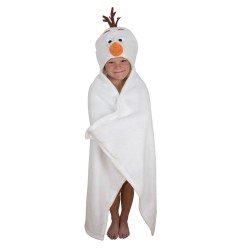 La Reine des neiges - Serviette de bain (cape) Crystal Olaf 120 x 80 cm La Reine des neiges - Serviette de bain (cape) Crystal Olaf 120 x 80 cm
