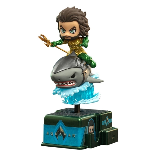 DC Comics - Figurine sonore et lumineuse CosRider Aquaman 13 cm