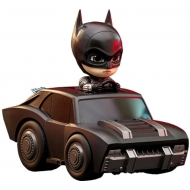 The Batman - Figurine et véhicule Cosbaby Batman & Batmobile 12 cm