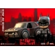 The Batman - Figurine et véhicule Cosbaby Batman & Batmobile 12 cm