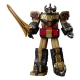 Power Rangers Mighty Morphin - Figurine Retro Style 2022 Black & Gold Dino Megazord 18 cm