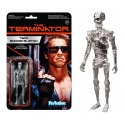 Terminator - Figurine ReAction T-800 Endoskeleton Chrome 10 cm