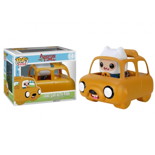 Adventure Time - Figurine POP! Finn avec son véhicule Jake Car