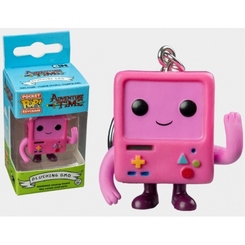 Adventure Time - Porte-clés Pocket POP! Pink BMO 4 cm