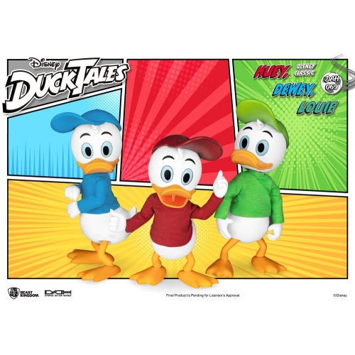 La Bande à Picsou - Pack 3 figurines Dynamic Action Heroes Huey, Dewey & Louie 10 cm