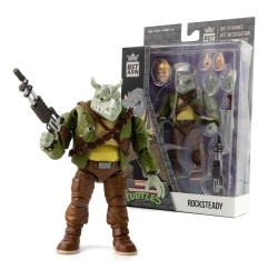 Tortues Ninja - Figurine BST AXN Rocksteady 13 cm