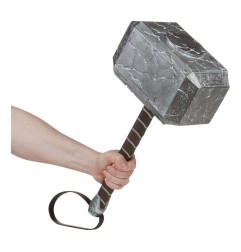Thor : Love and Thunder Marvel Legends - Marteau électronique premium Mjolnir de Mighty Thor 49 cm