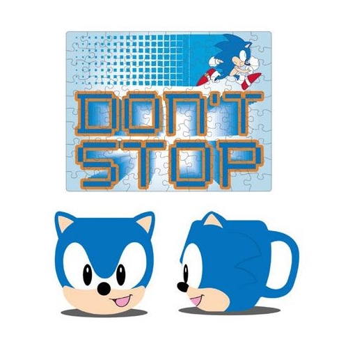 Sonic The Hedgehog - Set Mug et puzzle Sonic