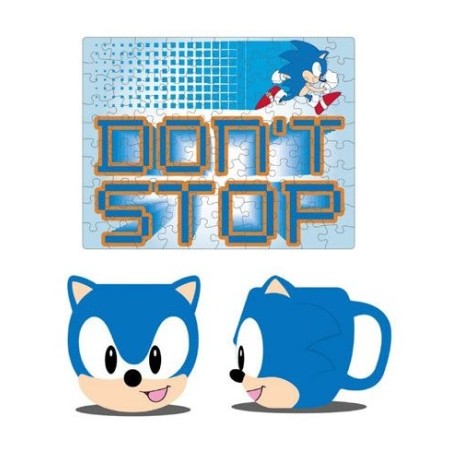 Sonic The Hedgehog - Sonic the Hedgehog mug et puzzle Set Sonic