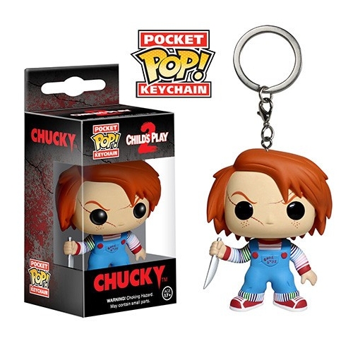 Horror - Figurine Porte-clé Pocket Pop Chucky 4cm