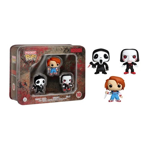 Horror - Pack Pocket Pop Tin 3 Chucky Ghostface Billy