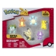 Pokémon - Pack 6 figurines Battle 5 cm Pikachu, Carapuce, Salamèche, Bulbizarre, Palarticho, Toxizap