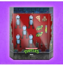 Tortues Ninja - Les Tortues ninja pack 5 figurines Ultimates Mousers 8 cm
