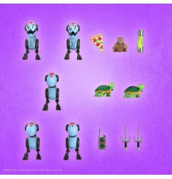 Tortues Ninja - Les Tortues ninja pack 5 figurines Ultimates Mousers 8 cm