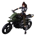 Final Fantasy VII Remake Play Arts Kai - Figurine et véhicule Jessie & Bike