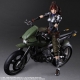 Final Fantasy VII Remake Play Arts Kai - Figurine et véhicule Jessie & Bike