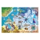 Disney - Puzzle Story Maps La Reine des neiges (1000 pièces)