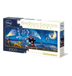 Disney - Panorama puzzle Mickey & Minnie (1000 pièces)