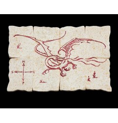 Hobbit, Le - Hobbit aimant Dragon Map