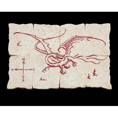 Hobbit, Le - Hobbit aimant Dragon Map
