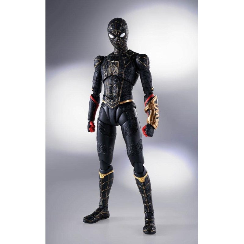 Spider-Man : No Way Home - Figurine S.H. Figuarts Black & Gold Suit (Special Set) 15 cm Spider-Man : No Way Home - Figurine S.H. Figuarts Black & Gold Suit (Special Set) 15 cm