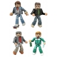 Retour vers le futur - Pack 4 figurines Minimates 30th Anniversary 1985 Box Set 5 cm