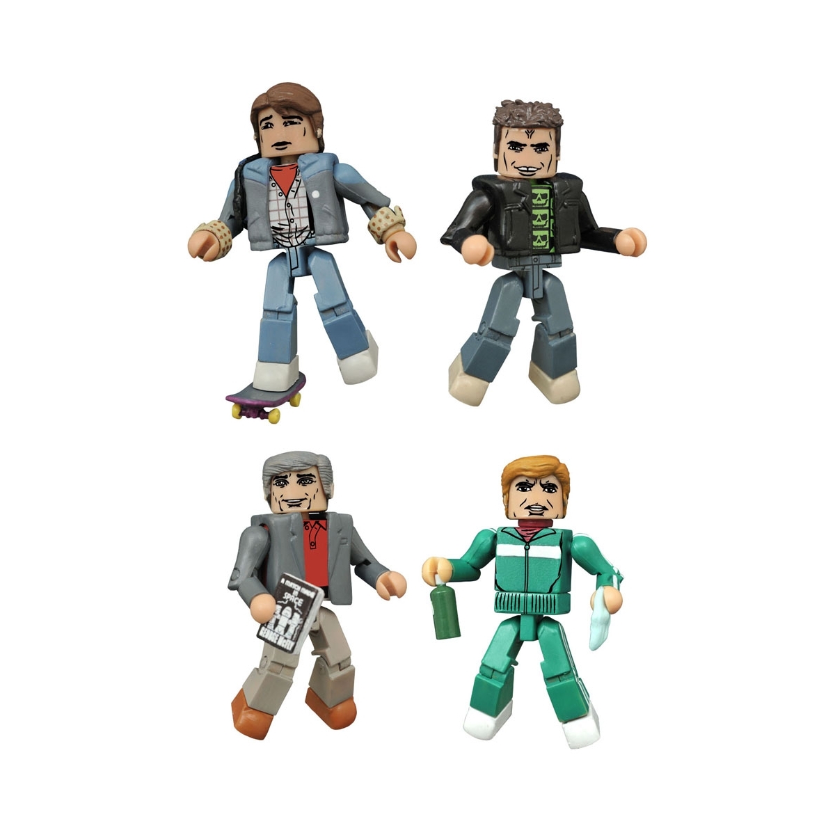 Retour vers le futur - Pack 4 figurines Minimates 30th Anniversary 1985 Box  Set 5 cm - Figurine-Discount