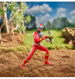 Power Rangers Dino Fury Lightning Collection - Figurine 2022 Red Ranger 15 cm