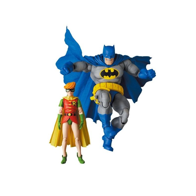 DC Comics - Batman : Dark Knight figurines MAF EX Batman Blue Version & Robin 11- 16 cm