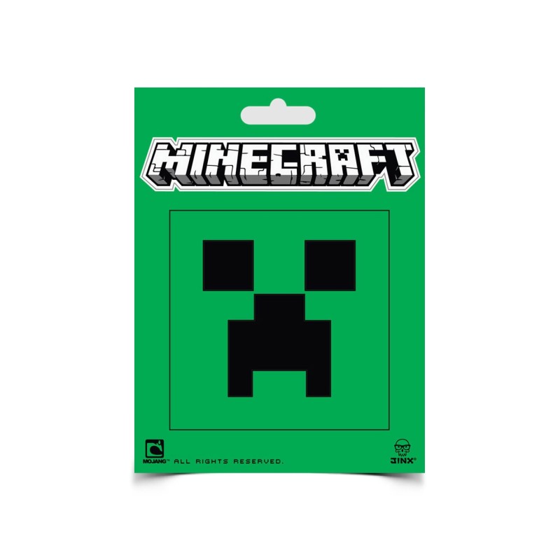 Minecraft Sticker Creeper Face FigurineDiscount