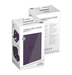 Ultimate Guard - Twin Flip`n`Tray 200+ XenoSkin Monocolor Violet