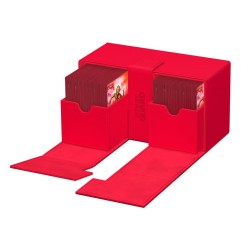 Ultimate Guard - Twin Flip`n`Tray 200+ XenoSkin Monocolor Rouge