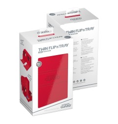 Ultimate Guard - Twin Flip`n`Tray 200+ XenoSkin Monocolor Rouge
