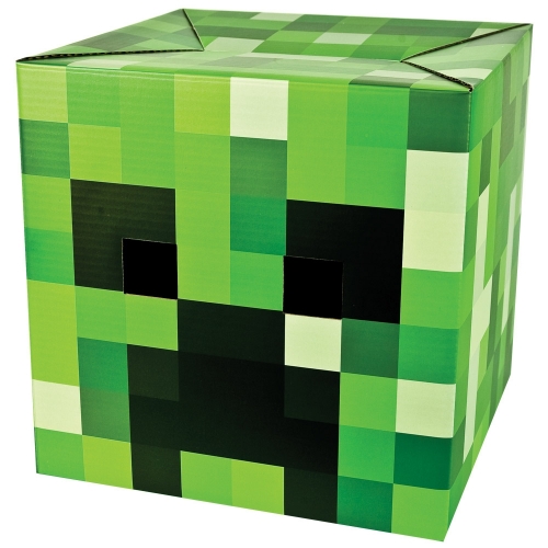 Minecraft - Tête de Creeper en carton