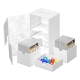 Ultimate Guard - Twin Flip`n`Tray 200+ XenoSkin Monocolor Blanc