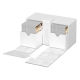 Ultimate Guard - Twin Flip`n`Tray 200+ XenoSkin Monocolor Blanc