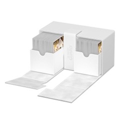 Ultimate Guard - Twin Flip`n`Tray 200+ XenoSkin Monocolor Blanc