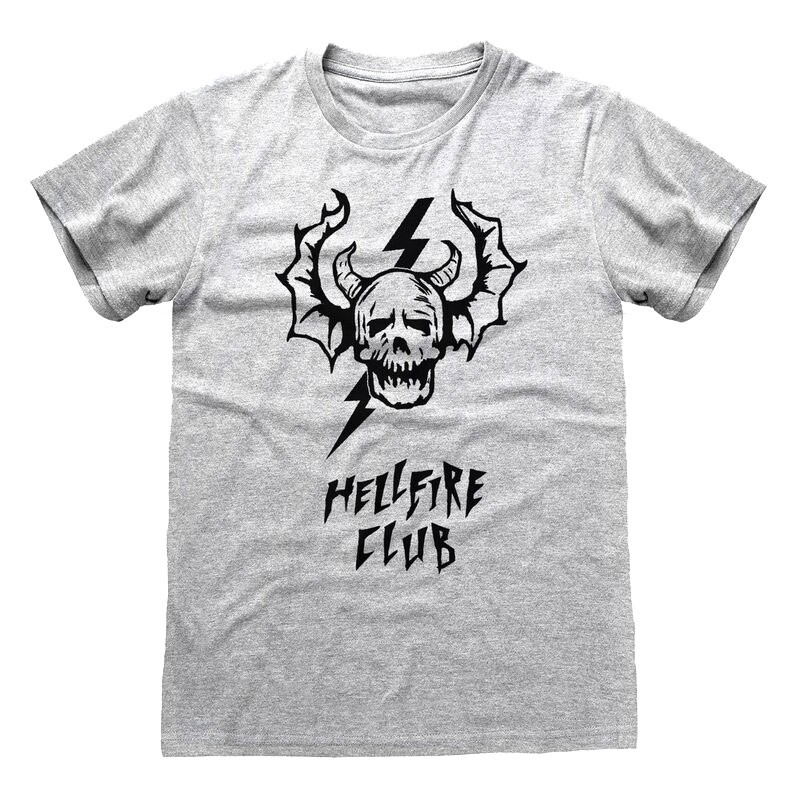 Stranger Things - T-Shirt Hellfire Skull 