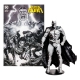 DC Comics - Figurine et comic book Black Adam Batman Line Art Variant (Gold Label) (SDCC) 18 cm