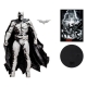 DC Comics - Figurine et comic book Black Adam Batman Line Art Variant (Gold Label) (SDCC) 18 cm