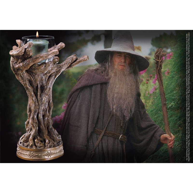 Seigneur des Anneaux, Le - Le Seigneur des Anneaux bougeoir bâton de Gandalf le gris 23 cm
