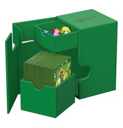 Ultimate Guard - Flip`n`Tray 100+ XenoSkin Monocolor Vert