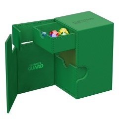 Ultimate Guard - Flip`n`Tray 100+ XenoSkin Monocolor Vert