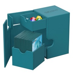 Ultimate Guard - Flip`n`Tray 100+ XenoSkin Monocolor Bleu Pétrole