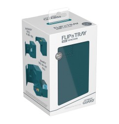 Ultimate Guard - Flip`n`Tray 100+ XenoSkin Monocolor Bleu Pétrole