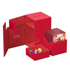 Ultimate Guard - Flip`n`Tray 100+ XenoSkin Monocolor Rouge