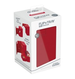 Ultimate Guard - Flip`n`Tray 100+ XenoSkin Monocolor Rouge