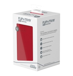 Ultimate Guard - Flip`n`Tray 100+ XenoSkin Monocolor Rouge